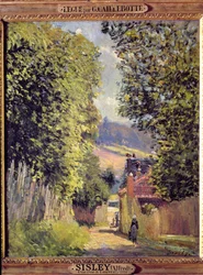 Eine Straße in Louveciennes, 1883